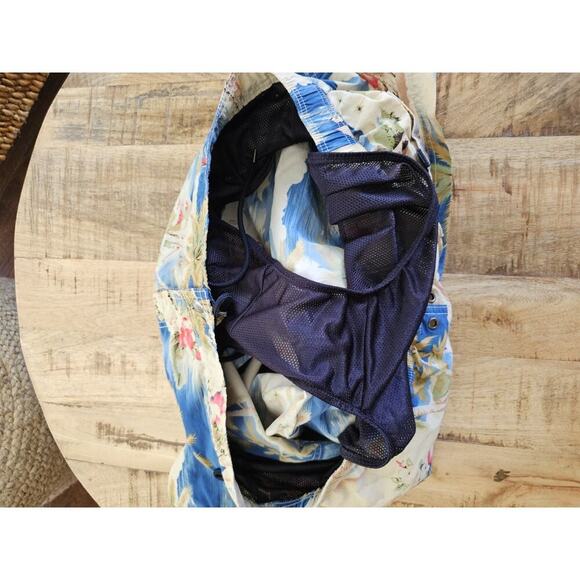 Lands' End Hoffman Fabrics Tropical Print Swim Trunks Men's Size 36-38 - Picture 8 of 8